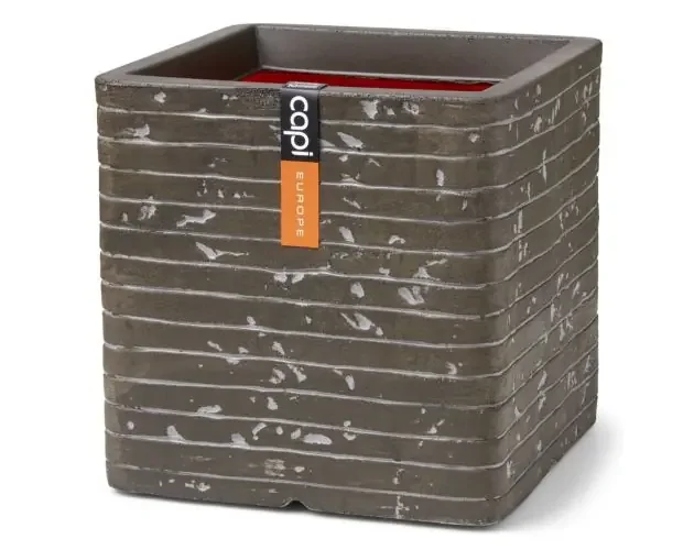 Ultime Pezzi Capi macetero nature row cuadrado verde oliva 40x40x40 cm | Brico Depôt