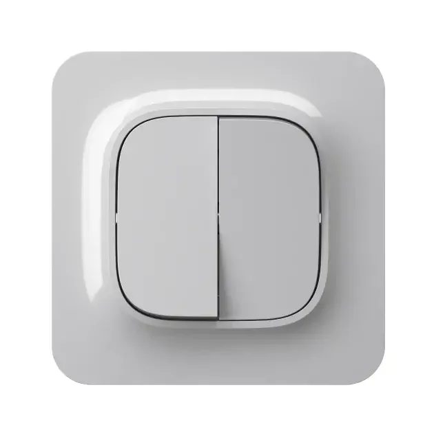 Ultime Pezzi Conmutador doble Mauka aluminio | Brico Depôt