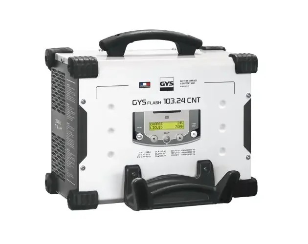 Ultime Pezzi Gys 025684 cargador de batería gysflash 103.24 cnt fv (cables 5,0m) | Brico Depôt