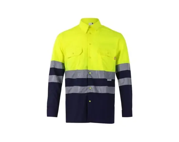 Ultime Pezzi Velilla camisa bicolor ml av 2xl azul marino/amarillo flúor | Brico Depôt