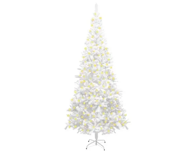 Ultime Pezzi vidaXL árbol de navidad artificial preiluminado con luces blanco 240cm | Brico Depôt