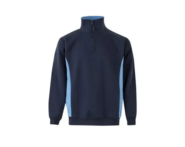 Ultimissimo Modello Sudadera bicolor cremallera xs azul navy/celeste | Brico Depôt