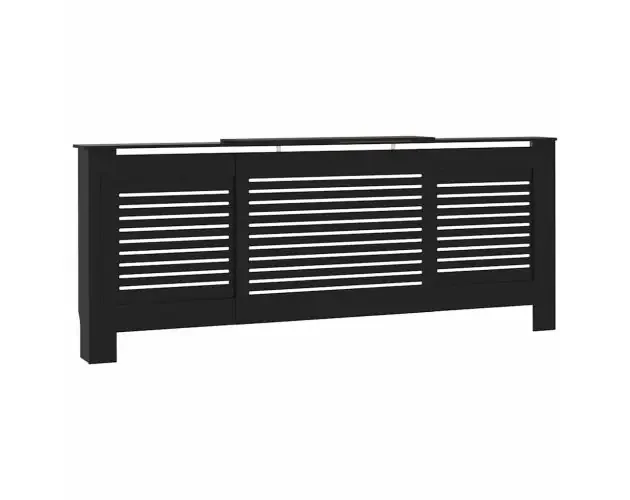 Ultimissimo Modello vidaXL cubierta para radiador mdf negro 205 cm | Brico Depôt