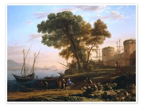 Un artista estudia la naturaleza de Claude Lorrain Master Collection