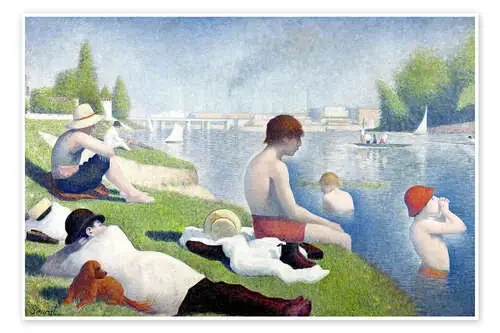 Un baño en Asnieres de Georges Seurat Bridgeman Images