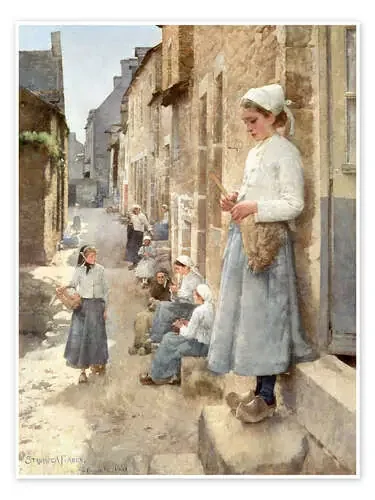 Un camino en Bretaña de Stanhope Alexander Forbes Bridgeman Images