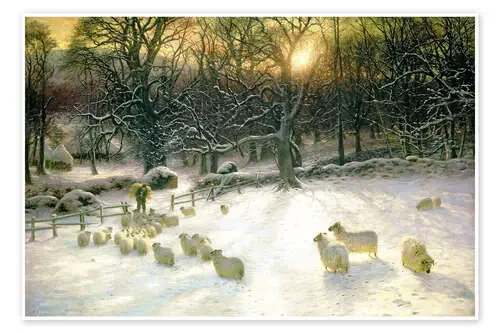 Un día corto en invierno de Joseph Farquharson Bridgeman Images