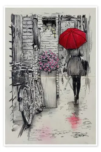 Un paseo por amsterdam de Loui Jover
