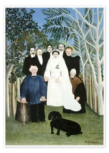 Una boda en el campo de Henri Rousseau Master Collection
