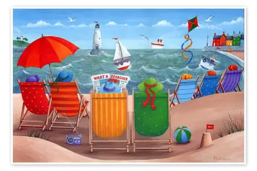 Una escena en la playa de Peter Adderley MGL Licensing