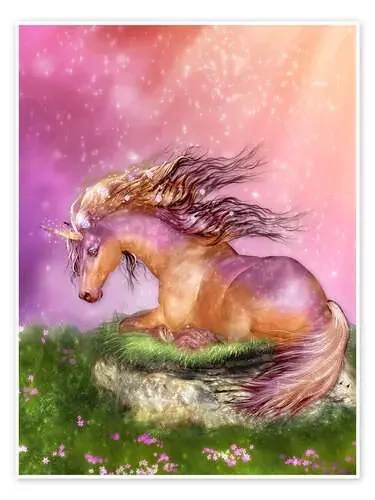 Unicorn – Love is Healing de Dolphins DreamDesign