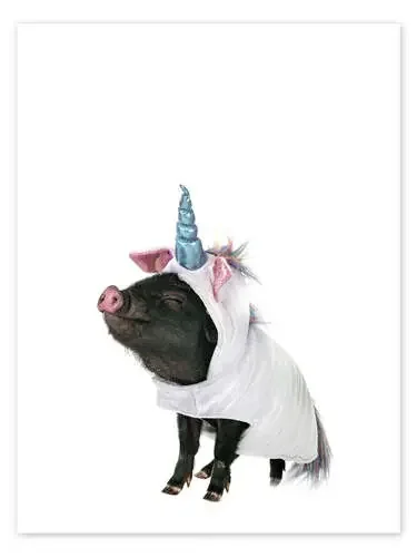 Unicorn Piglet II de Animal Kids Collection Editors Choice