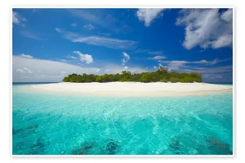 Uninhabited island, Maldives de Sakis Papadopoulos Robert Harding