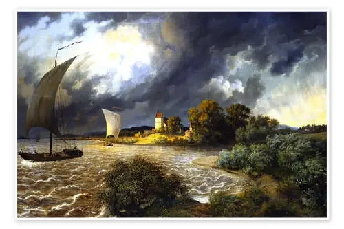 Upcoming Storm de Ernst Ferdinand Oehme ARTOTHEK