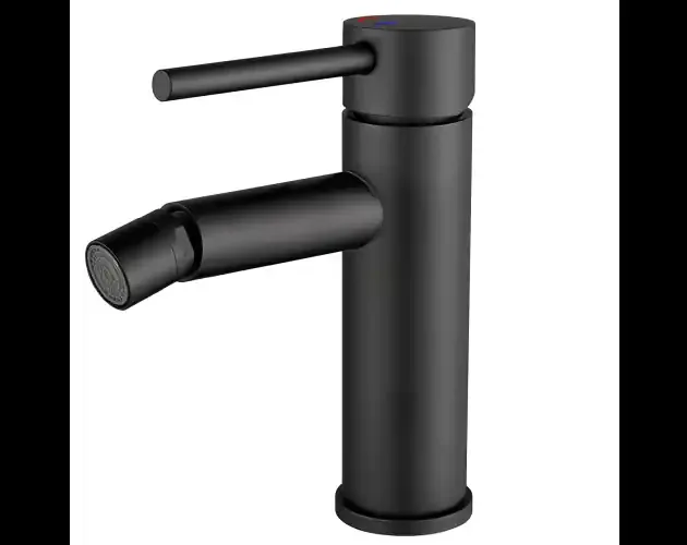 Valaz grifo de bidé negro mate con apertura en agua fría caño recto | Brico Depôt Top Qualità