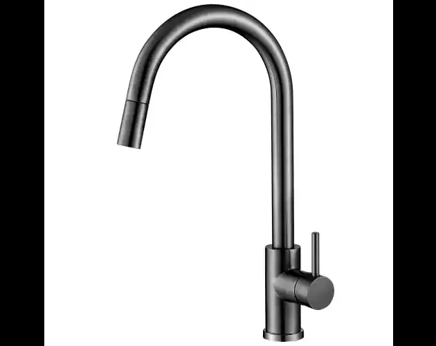 Valaz grifo de cocina gun metal monomando extraíble | Brico Depôt Offerta Limitata