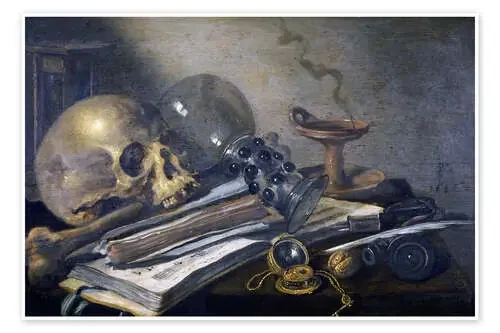Vanitas still life. 1656 de Pieter Claesz ARTOTHEK