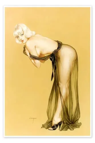 Vargas Girl pin up, September 1962 de Alberto Vargas Master Collection