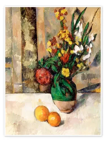 Vase and apples de Paul Cézanne Master Collection