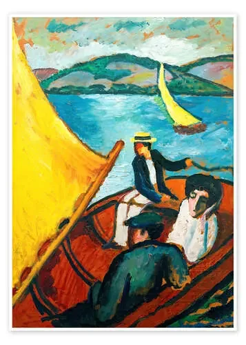 Velero, Tegernsee de August Macke akg-images