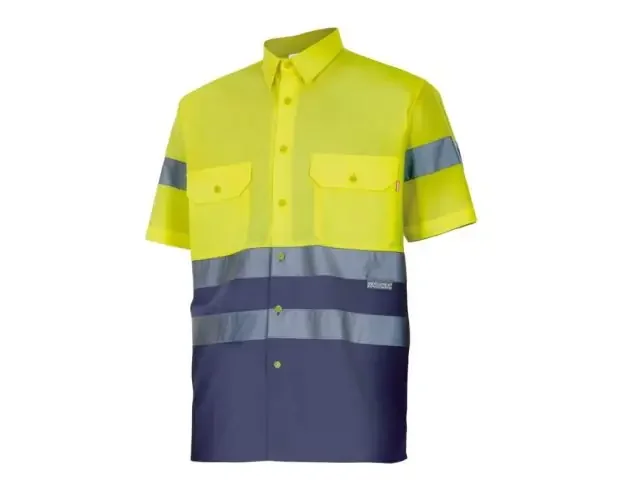 Velilla camisa bicolor mc av xl azul marino/amarillo flúor | Brico Depôt Spedizione Mondiale