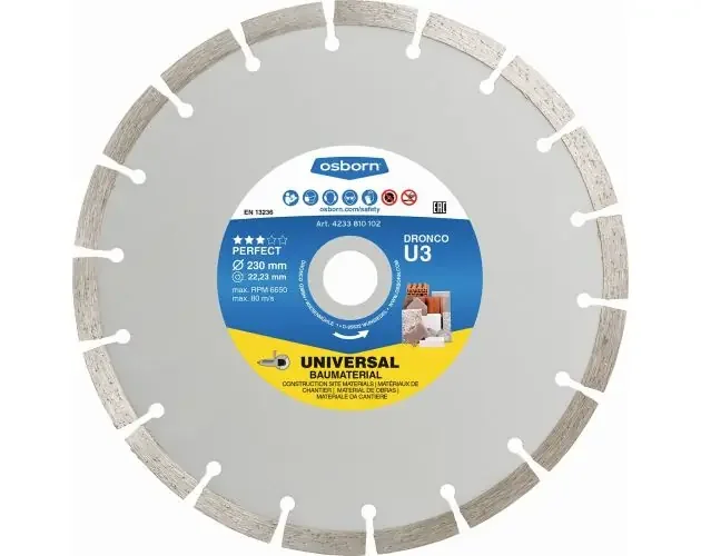 Vendita Finale Dronco-u3-300-disco de diamante perfect u3 universal obra (antes st) ø 300 | Brico Depôt