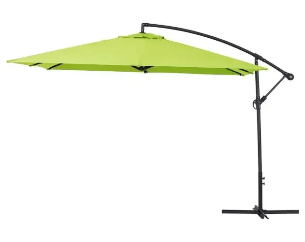 Vendita Finale Parasol lateral de jardín aluminioilios 3– cuadrado – 3 x 3 m – verde | Brico Depôt