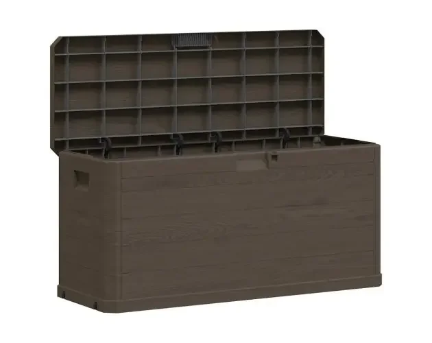 Vendita Finale vidaXL caja de almacenamiento de jardín 280 l marrón | Brico Depôt