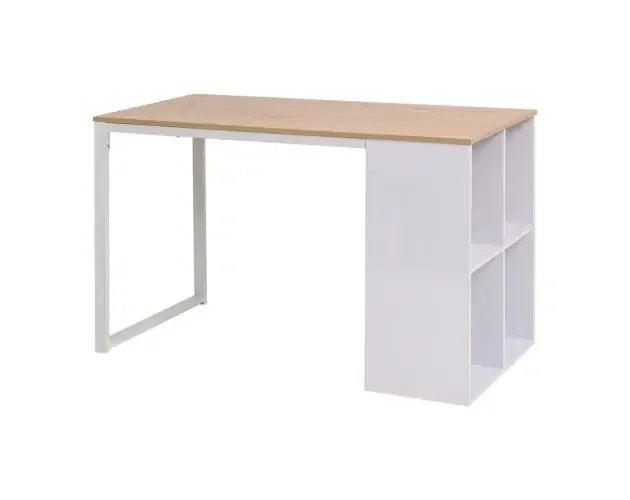 Vendita Finale vidaXL escritorio 120x60x75 cm color roble y blanco | Brico Depôt