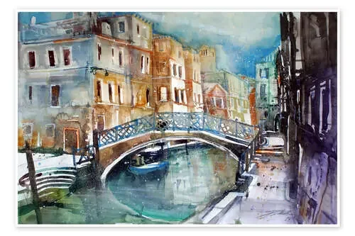Venecia, Rio de Zan Degolà de Johann Pickl