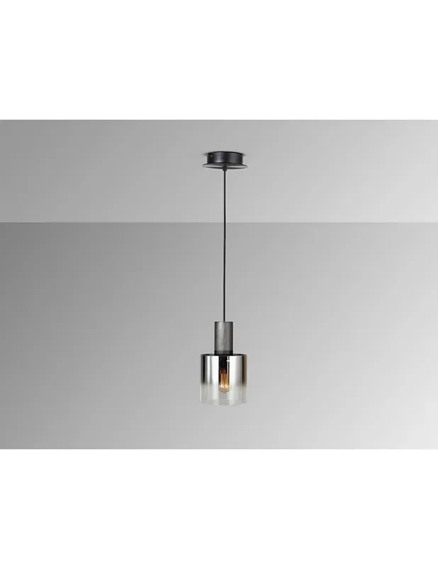 Venize Lámpara Colgante Negro Smoke Schuller