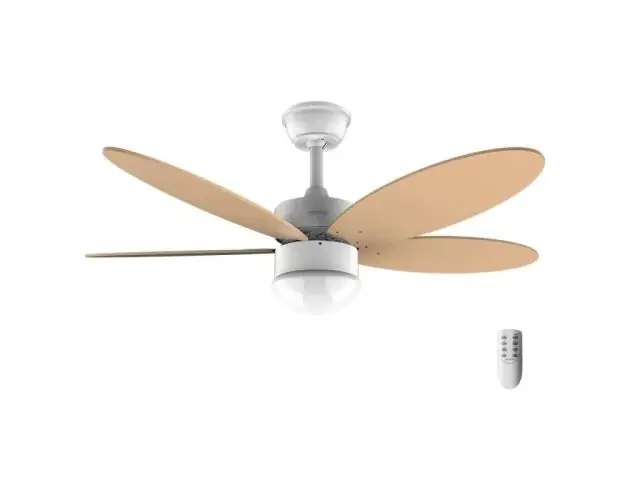 Ventilador de techo Cecotec con luz energysilence aero 4260 naranja: 40 w m | Brico Depôt Professionale
