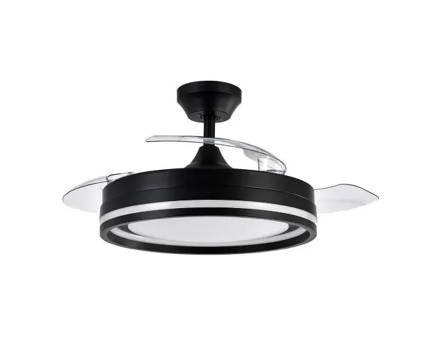 Ventilador de techo cerrato negro cct regulable 49cm | Brico Depôt Ordina Subito