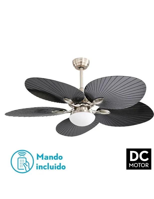 Ventilador de Techo Hoja de Palma Tropical