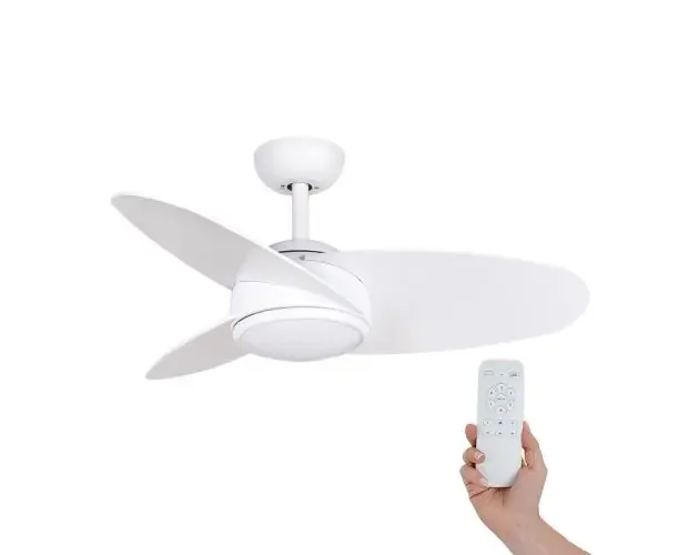 Ventilador de techo kekai levante dc 105×38 cm 55w blanco con aspas blancas | Brico Depôt Subito Disponibile