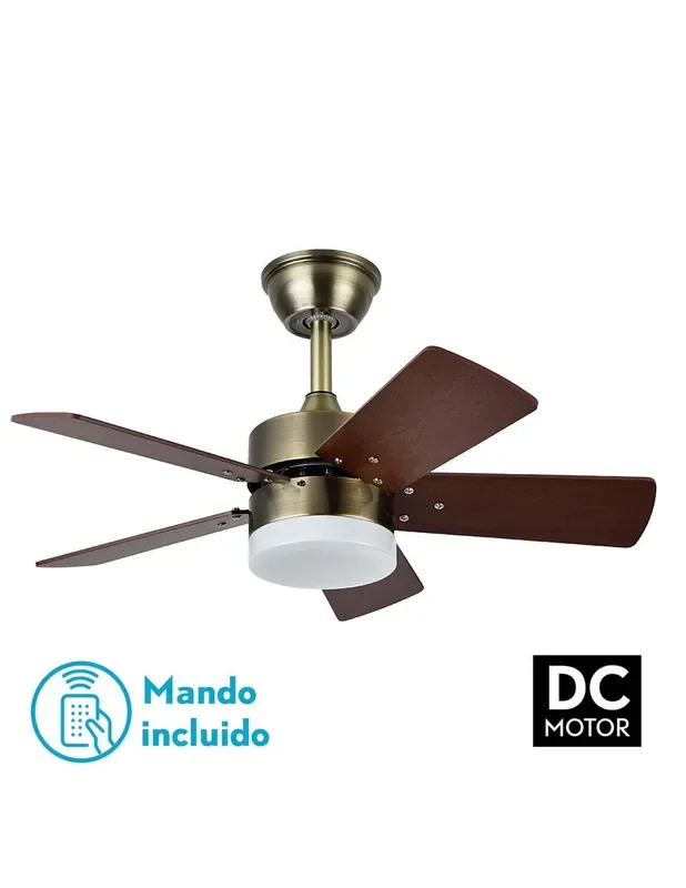 Ventilador Dormitorio Pequeño Fabrilamp
