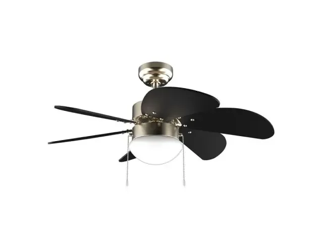 Ventiladores de techo Cecotec con luz energysilence aero 365 gold&wood | Brico Depôt Sconto