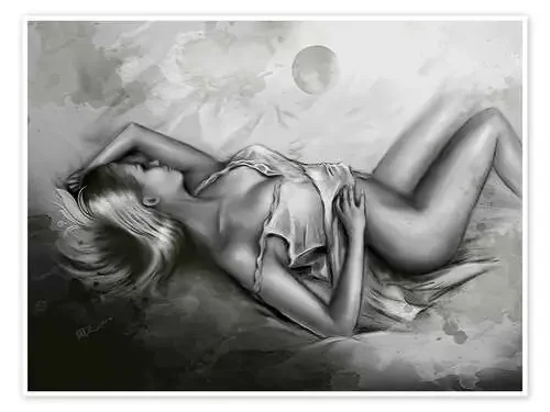 Venus dormida, desnudo femenino de Marita Zacharias
