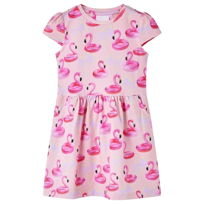 Vestido infantil rosa claro 92 (2)