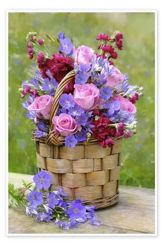 Vibrant Flower Bouquet F536 de Simon Kayne MGL Licensing