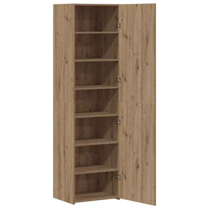 vidaXL Alacena Roble artisan 50 x 42.5 x 185 cm Madera contrachapada