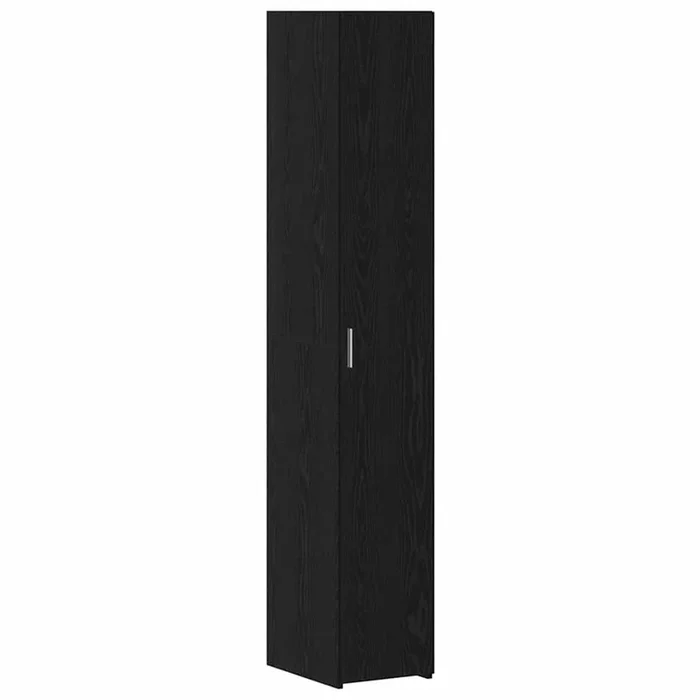 vidaXL Alacena Roble negro 30 x 42.5 x 185 cm Madera contrachapada