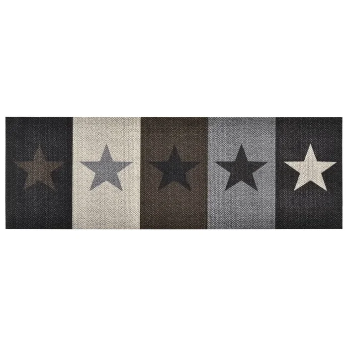 vidaXL Alfombra de cocina lavable Star 45×150 cm