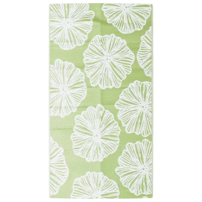 vidaXL Alfombra de exterior PP ARAKIL verde 80×150 cm