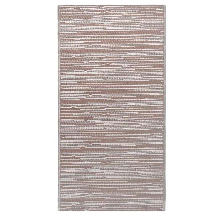 vidaXL Alfombra de exterior PP marrón 120×180 cm