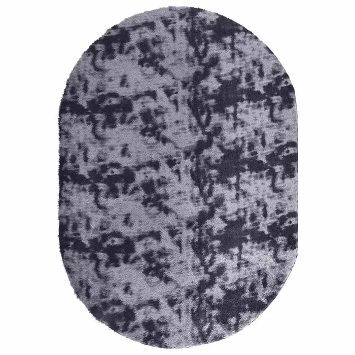 vidaXL Alfombra de pelo largo NAVARRA gris oscuro 300×200 cm poliéster