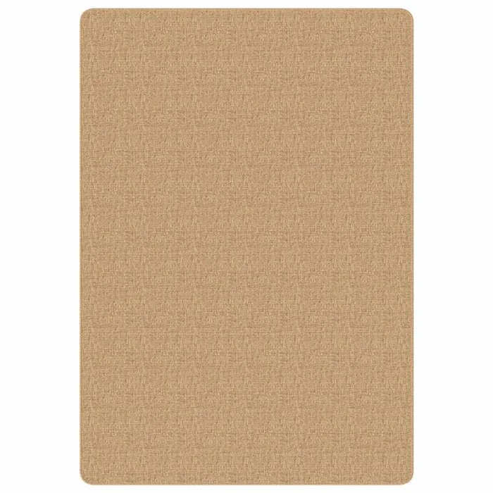 vidaXL Alfombra de yute con reverso de latex color natural 160×230 cm