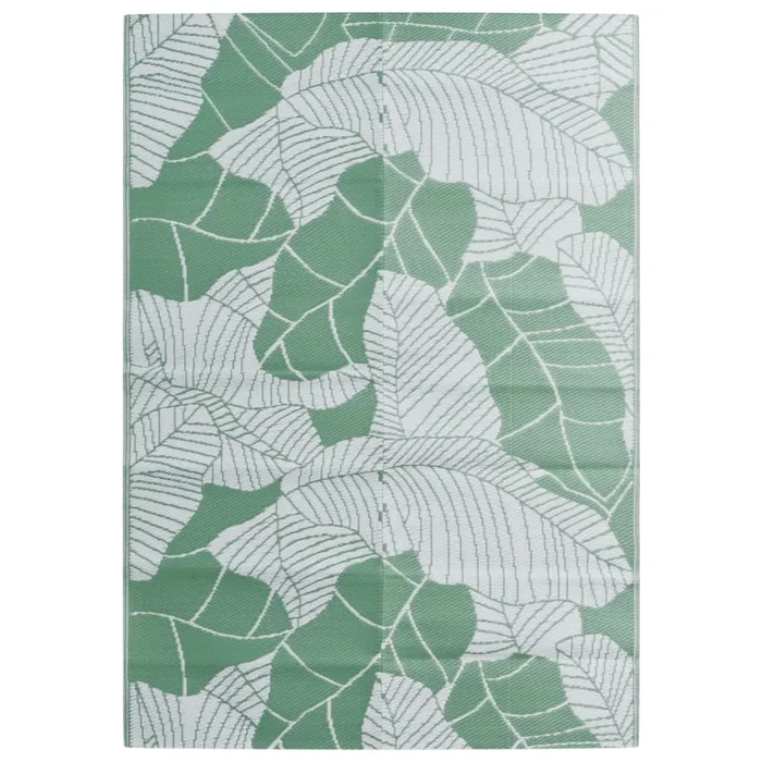 vidaXL Alfombra exterior ARAKIL PP verde 140×200 cm (3)