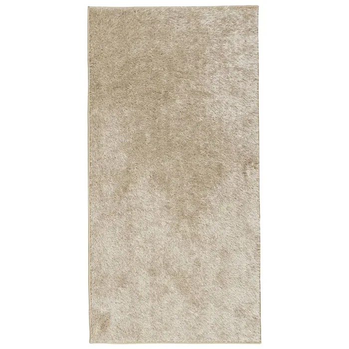 vidaXL Alfombra pelo largo aspecto brillante ISTAN beige 80×150 cm