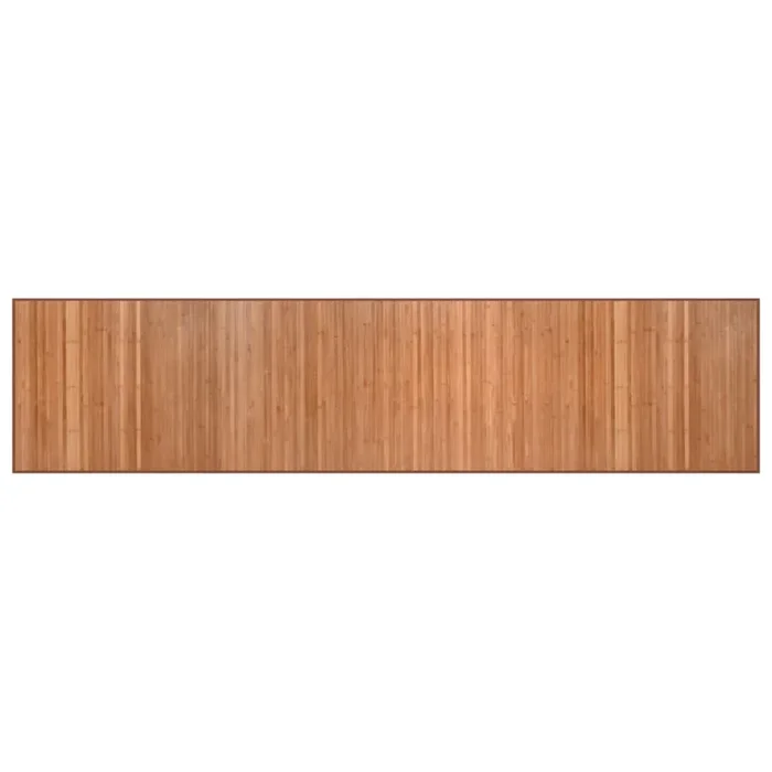 vidaXL Alfombra rectangular bambú color natural 70×300 cm
